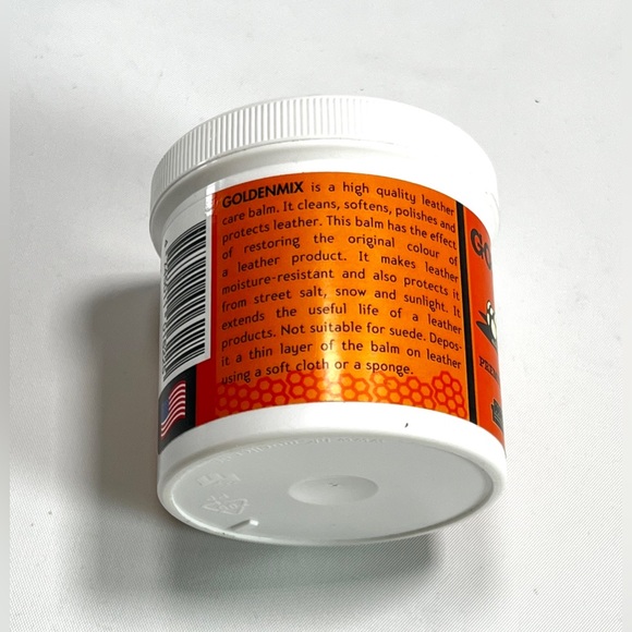 NEW! Goldenmix Premium Black Leather Balm 6 o.z. - Picture 2 of 5